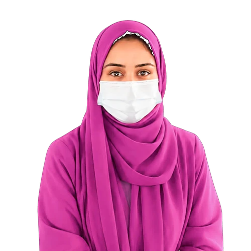Portrait of Iqra Sajid, graphic designer and digital creative